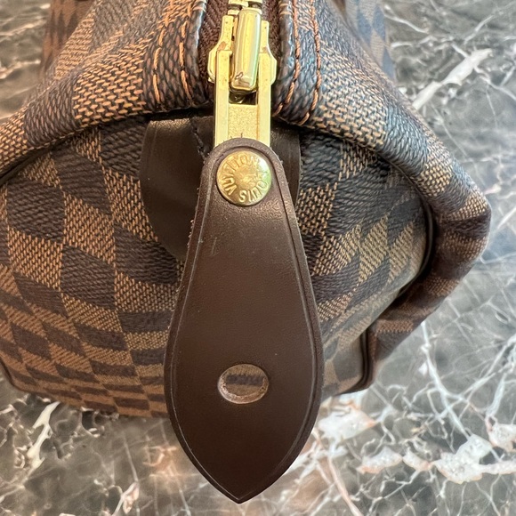 LOUIS VUITTON DAMIER EBENE SPEEDY 35 - Picture 8 of 16